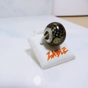 ZABLE ~ Murano Glass Snakeskin Charm # 2822 .925 Sterling Silver NWT